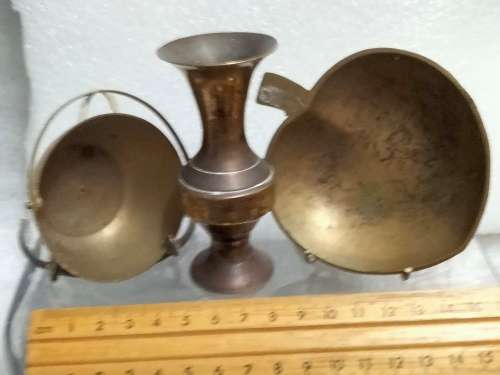 3 Brass Toy`s Printers Tray Ornaments slightly larger Look at my Buy Now listings No Waiting