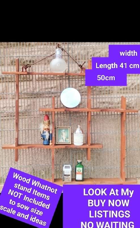 a Whatknot  Vintage Wood shelves Wall hanging  for ornaments Look at my Buy Now listings No Waiting