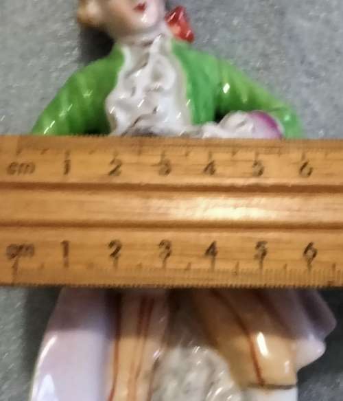 FIGURINES Lady + Gentleman Victorian style Porcelain LOOK At My BUY NOW - NO WAITING