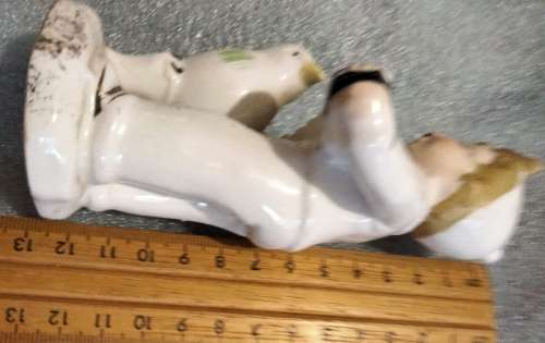 FIGURINES 2 Boys Victorian style Porcelain hand painted LOOK At My BUY NOW * NO WAITING