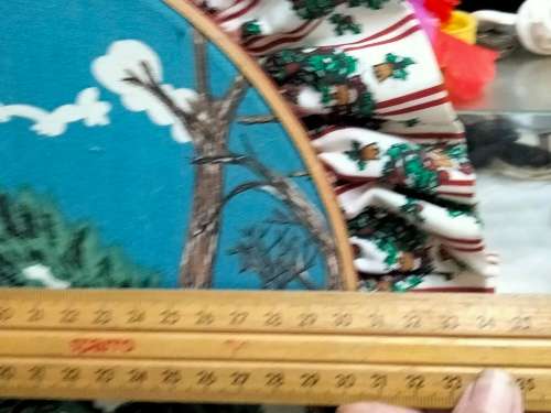 CHRISTMAS WREATH material over frame Scene tree dog boy*LOOK At My BUY NOW items NO WAITING