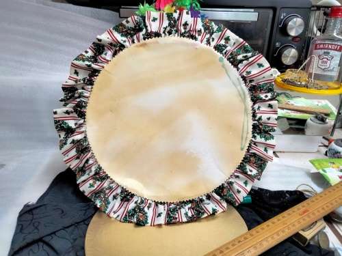 CHRISTMAS WREATH material over frame Scene tree dog boy*LOOK At My BUY NOW items NO WAITING
