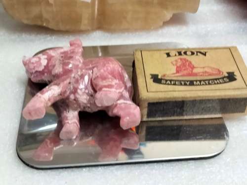1 Rose Quartz PINK Elephant figurine Small Look at my Buy Now listings No Waiting