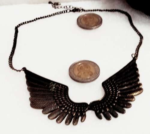 NECKLACE- WINGS Egyptian Goddess wings revival style