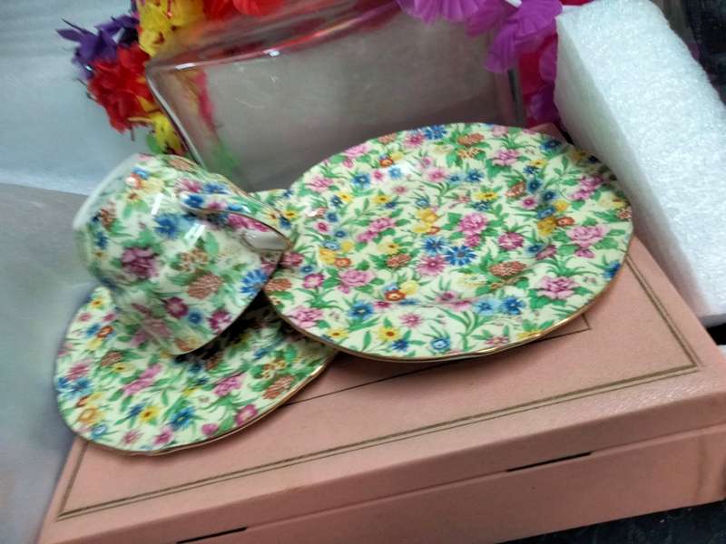 3 Royal Winton KEW Chintz-1 Cup 2 Cake/bread Side plates LOOK At My BUY NOW LISTINGS NO WAITING
