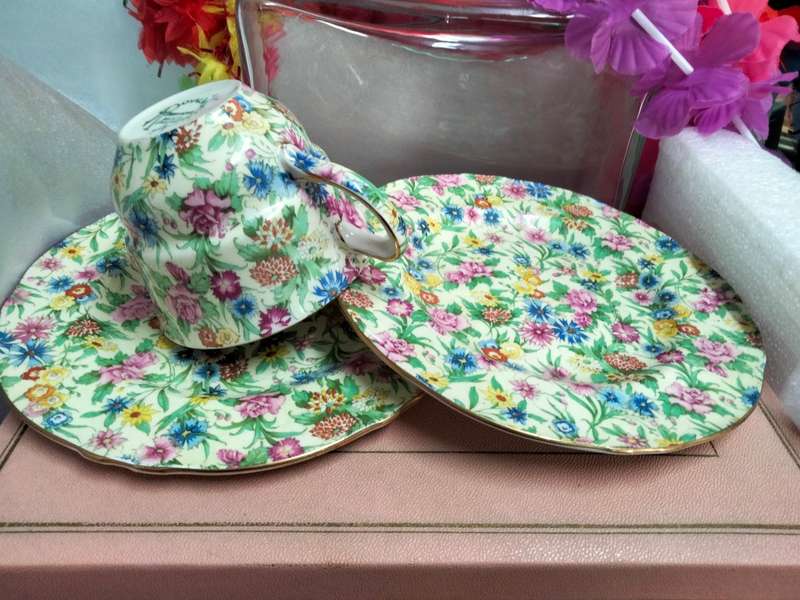 3 Royal Winton KEW Chintz-1 Cup 2 Cake/bread Side plates LOOK At My BUY NOW LISTINGS NO WAITING