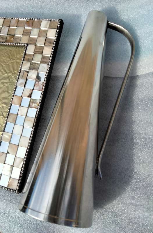 Art Deco style Jug Sweden GABIS Stainless+Frame-Mirror+Mop 2 ALL 1 BID LOOK AtMy BUY NOW NO WAITING