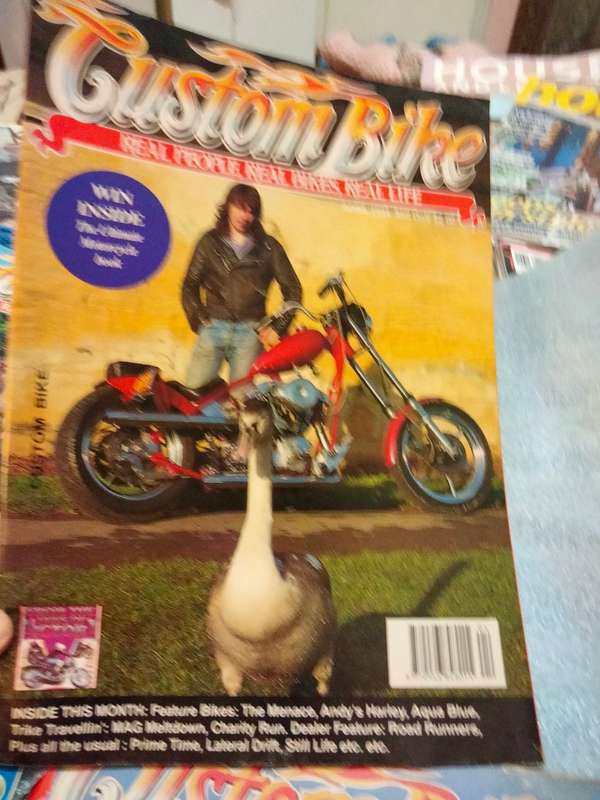 4 Magazines - CUSTOM BIKE - Bikes Magazines Old - LOOK MY Buy NOWitemsNO WAITING