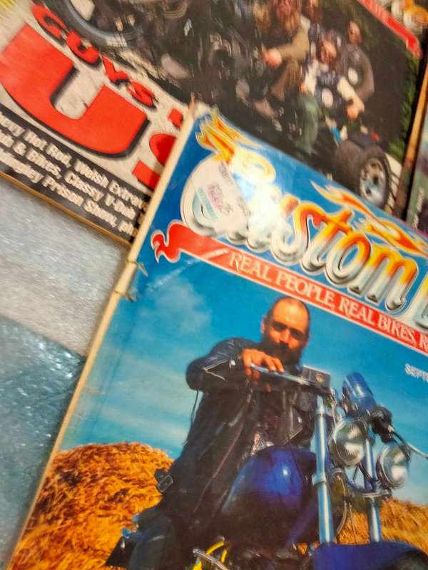 4 Magazines - CUSTOM BIKE - Bikes Magazines Old - LOOK MY Buy NOWitemsNO WAITING