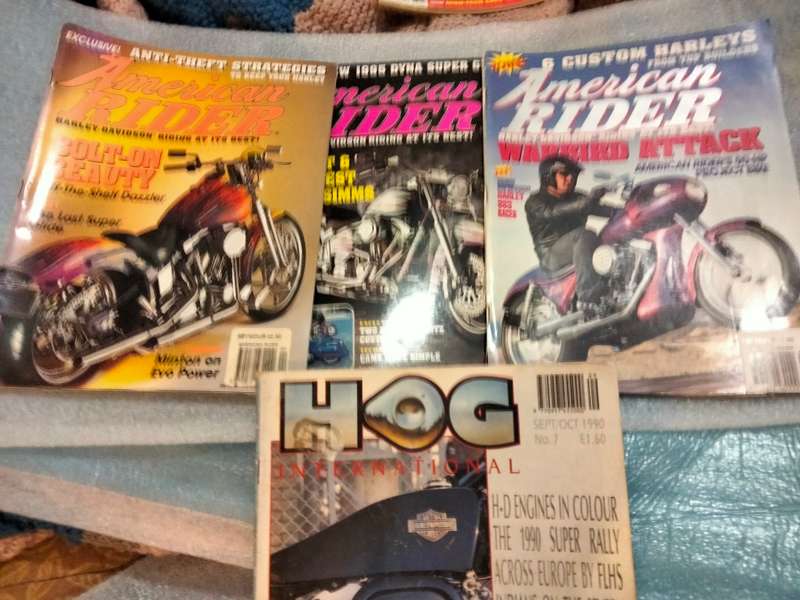 4 Magazines 3 *American Rider + I*HOG - Bikes Magazine`s Old *LOOK MY Buy NOWitemsNO WAITING