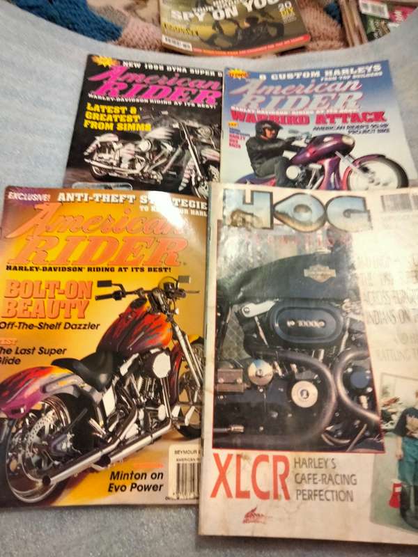 4 Magazines 3 *American Rider + I*HOG - Bikes Magazine`s Old *LOOK MY Buy NOWitemsNO WAITING