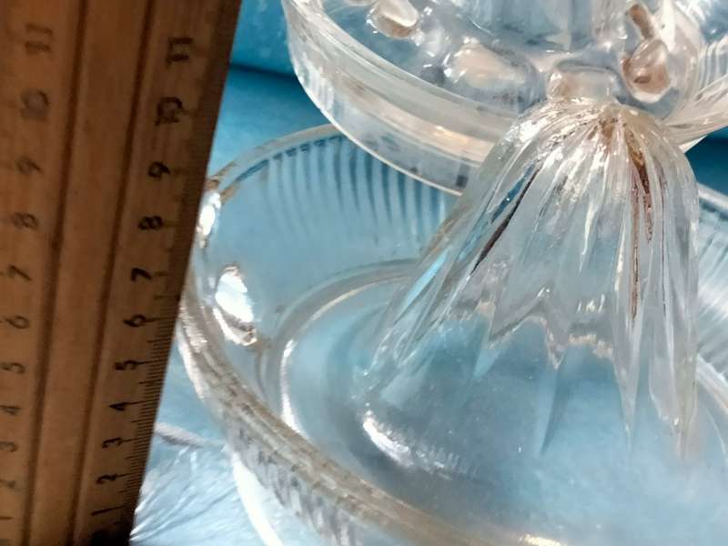 Glass JUICER by hand VINTAGE Normal size +Large LOOK at My BUY NOW listings NO WAIT