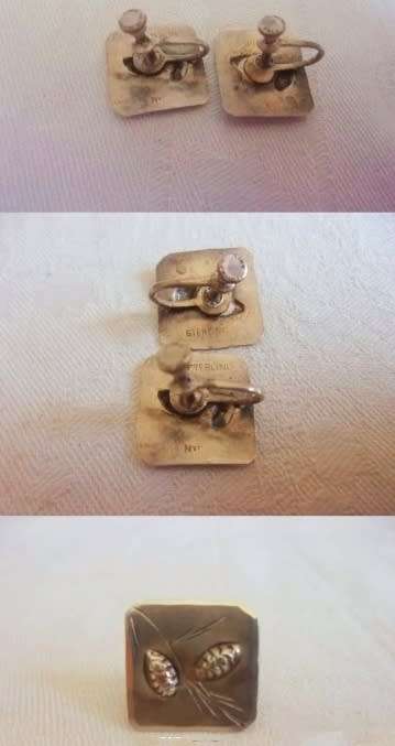 Sterling silver Earrings screw on Acorns +Box Look at my Buy Now listings No Waiting