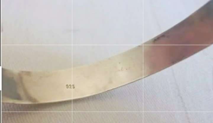 Sterling Silver 925 - Bangle Art Nouveau pattern LOOK at my BUY NOW - NO WAITING Waiting