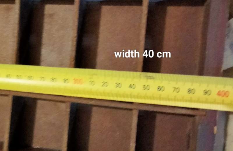 PRINTERS TRAY Wood - 52  Spaces Large wood look at my Buy Now listings No Waiting