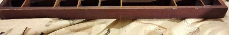 PRINTERS TRAY Wood - 52  Spaces Large wood look at my Buy Now listings No Waiting