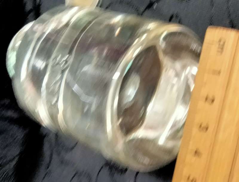 WEIGHT  1 kg Glass Apothecary weight used in Laboratory  LOOK At My BUY NOW LISTINGS*NO WAITING