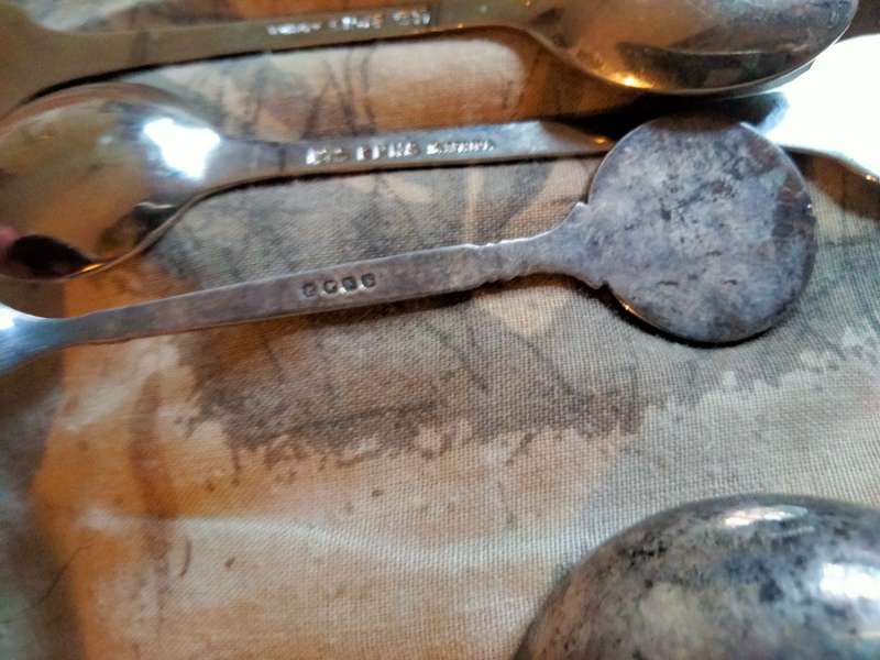 17-Enameled Emblem 13 TRANSVAAL SE-VROUE LANDBOU UNIE Spoon+Cake fork LOOK At my BUY NOW*NO WAITING
