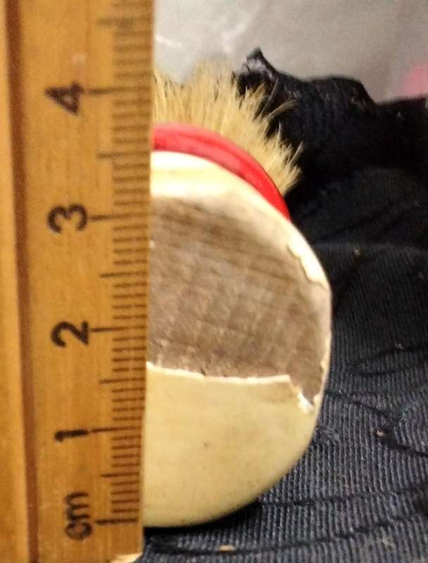 Vintage Shaving Brush Multi colour distressed Look at my Buy Now listings No Waiting