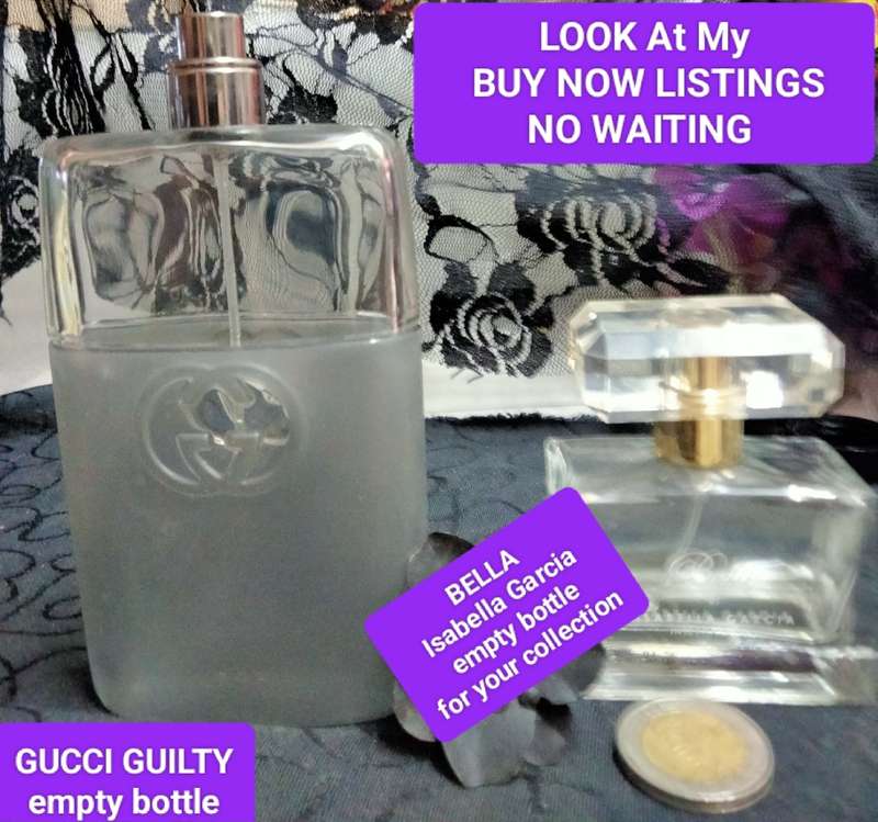 2 empty Scent bottles*LOOK At My BUY NOW LISTINGS NO WAITING
