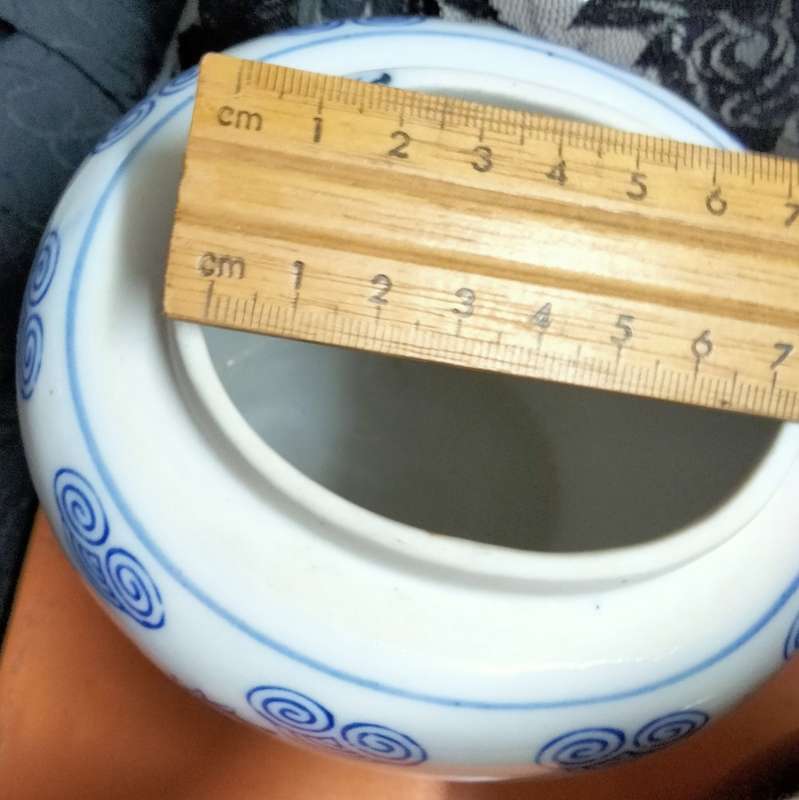 Oriental 2 Ginger Jars 1white blue Prunnis Flowers +1Peacocks Gilt trim LOOK AtMy BUY NOW*NO WAITING