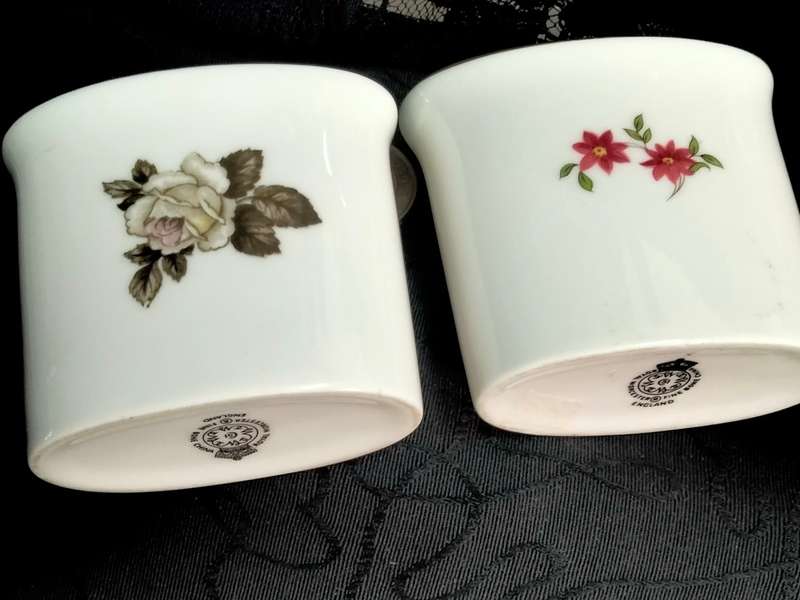 3  PIN Trays*Royal Doulton*Tuscan*Royal Worcester+2 Tooth Pick Holders*LOOK At My BUY NOW*NO WAITING