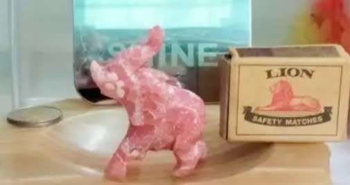 1 Rose Quartz PINK Elephant figurine Small Look at my Buy Now listings No Waiting