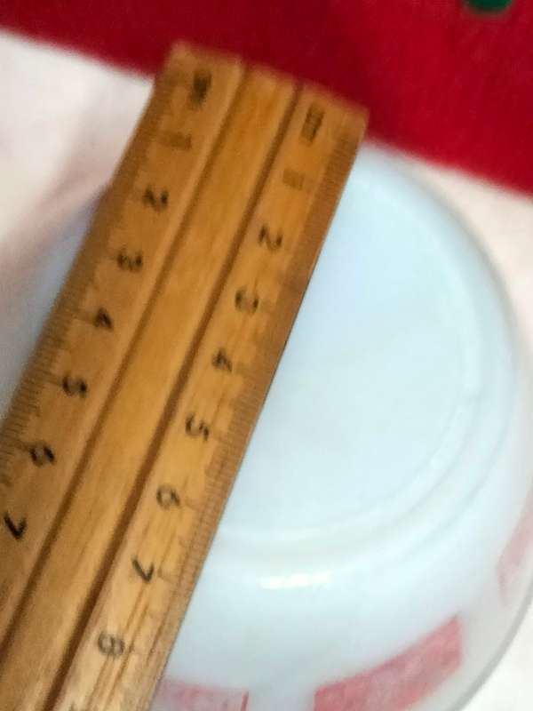 2 Milk Glass Mixing Bowls Decor Novelty - Look at my Buy Now listings No Waiting
