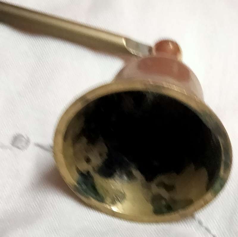 STUNNING BRASS 1 Candle Snuffers 1 Candlestick
