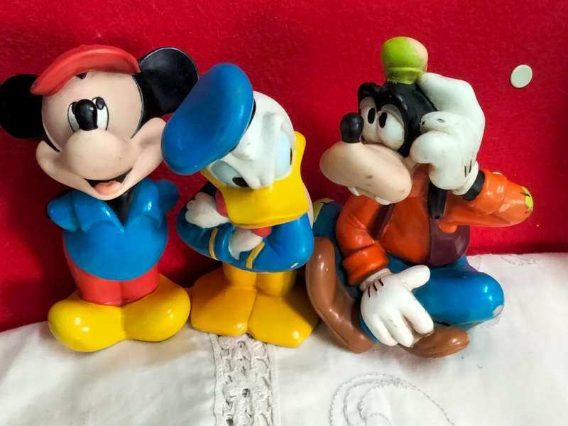 3 Vintage Disney Squeaky Toys All one bidLOOK At My BUY NOW LISTINGS NO WAITING