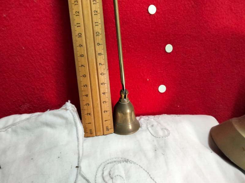 STUNNING BRASS 1 Candle Snuffers 1 Candlestick
