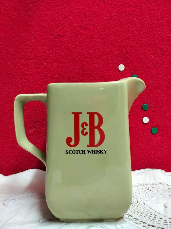 1960s WADE pdm UK J&B Scotch WHISKY JUG+Stoppers Dolphins+SeahorseLOOK At My BUY NOW -NO WAITING