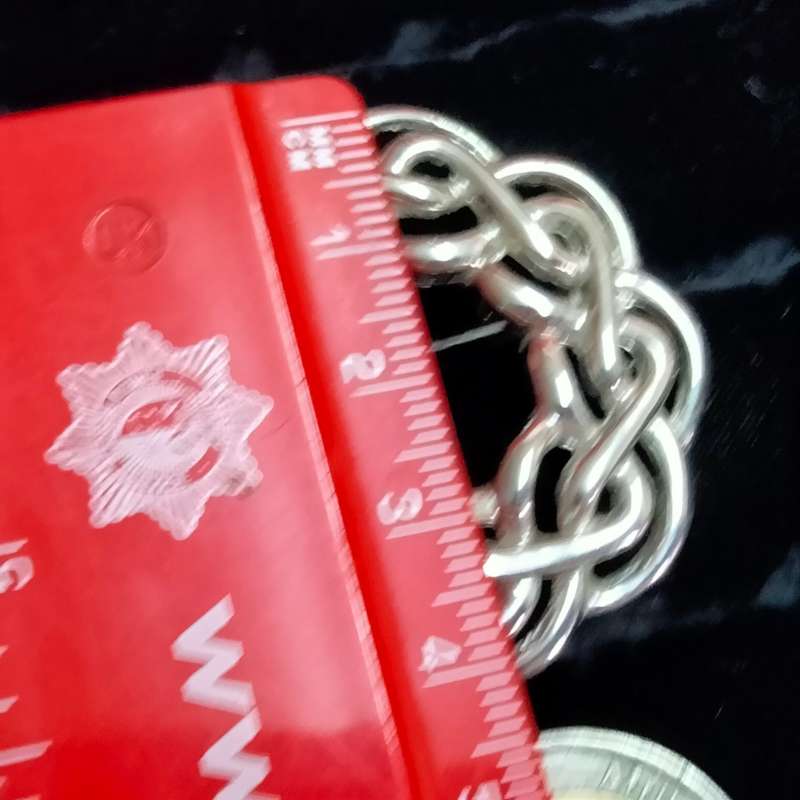 BROOCH SilvCeltic knot  Circle brooch+ Vintage ring cop metal LOOK At My BUY NOW LISTINGS NO WAITING