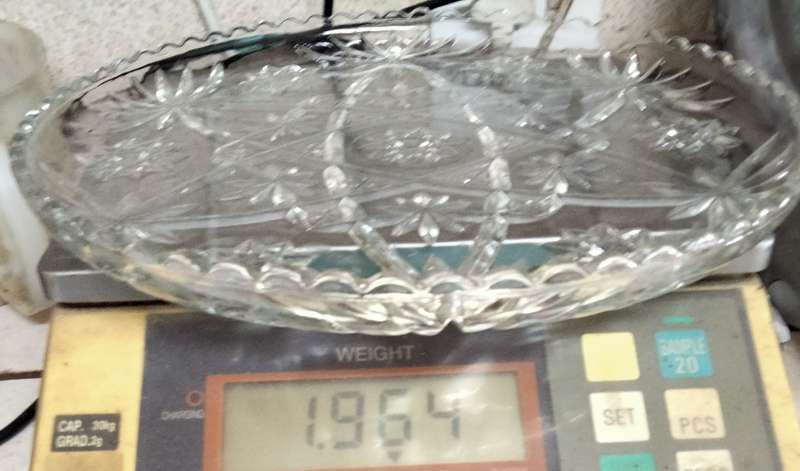 EXQUISITE**1950-60s Anchor Hocking Prescut Serving Platter OR Dressing table VANITY tray READ LOOK