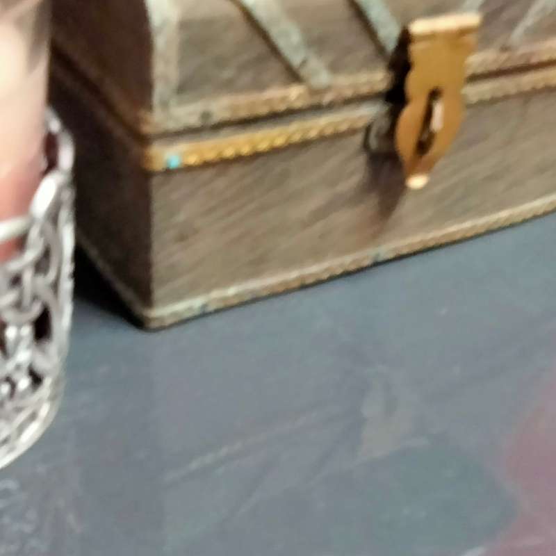 6*ITEMS*Celtic knot PEWTER Candle holder Candle in GLASS Small Treasure chest+3 Semi Precious stones