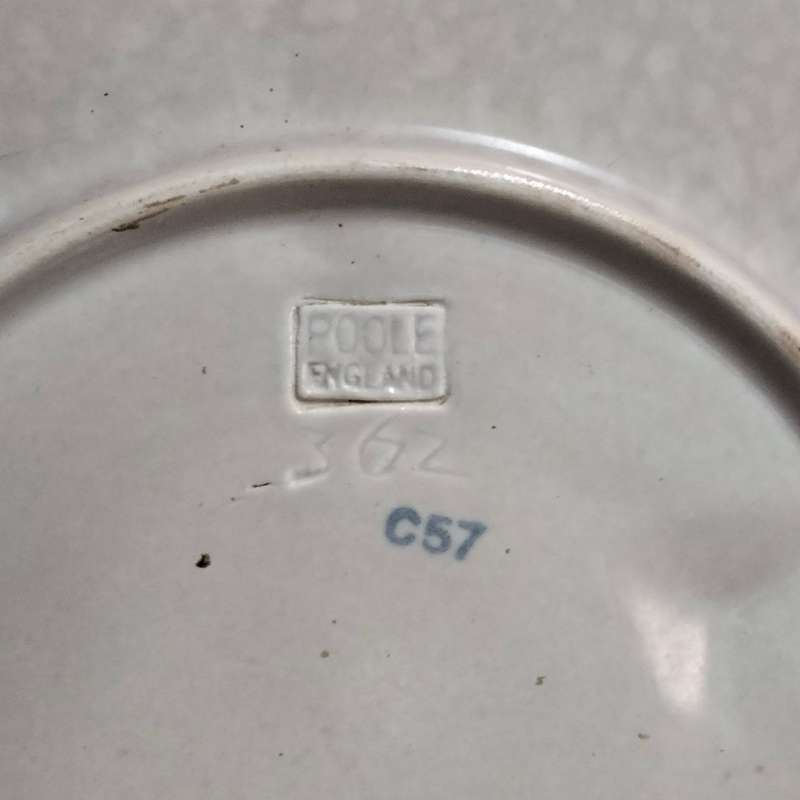 POOLE  Pottery Hors D`ouvres Tray `ICE GREEN`LOOK At All My BUY NOW LISTINGS NO WAITING