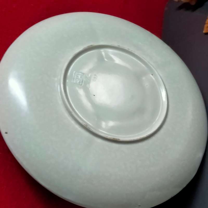 POOLE  Pottery Hors D`ouvres Tray `ICE GREEN`LOOK At All My BUY NOW LISTINGS NO WAITING