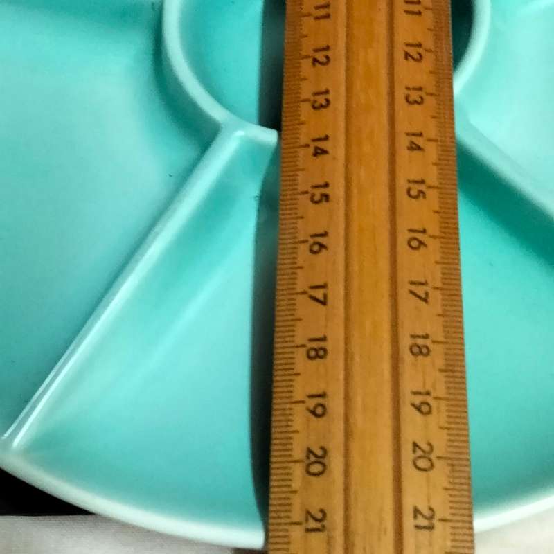 POOLE  Pottery Hors D`ouvres Tray `ICE GREEN`LOOK At All My BUY NOW LISTINGS NO WAITING