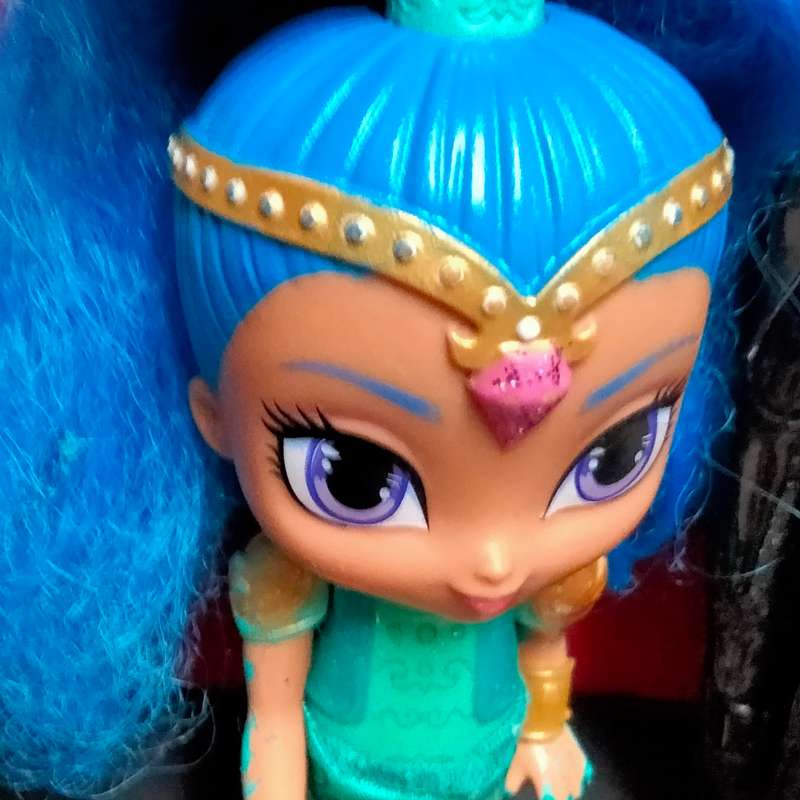 2015 Nickelodeon Shimmer+Shine Genie Dolls+LEAH hair blond Pink blue Hard Plastic Mattel86 episodes