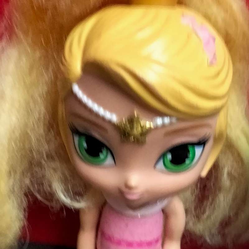 2015 Nickelodeon Shimmer+Shine Genie Dolls+LEAH hair blond Pink blue Hard Plastic Mattel86 episodes