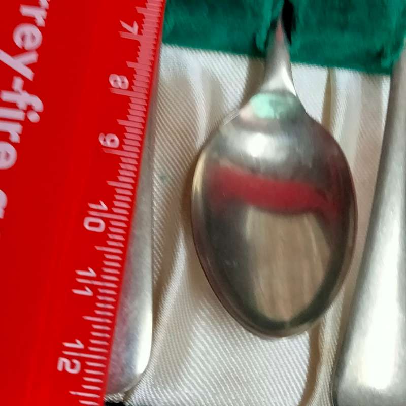 Boxed  6 Sipelia EPNS Rattail Teaspoons EnglandLOOK At My BUY NOW LISTINGS NO WAITING