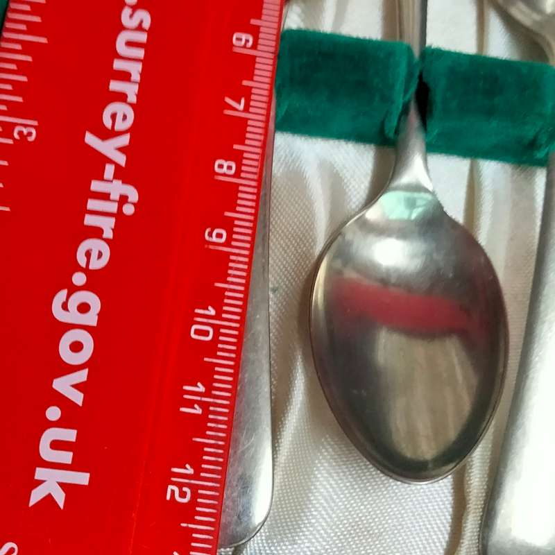 Boxed  6 Sipelia EPNS Rattail Teaspoons EnglandLOOK At My BUY NOW LISTINGS NO WAITING
