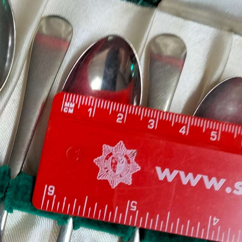 Boxed  6 Sipelia EPNS Rattail Teaspoons EnglandLOOK At My BUY NOW LISTINGS NO WAITING