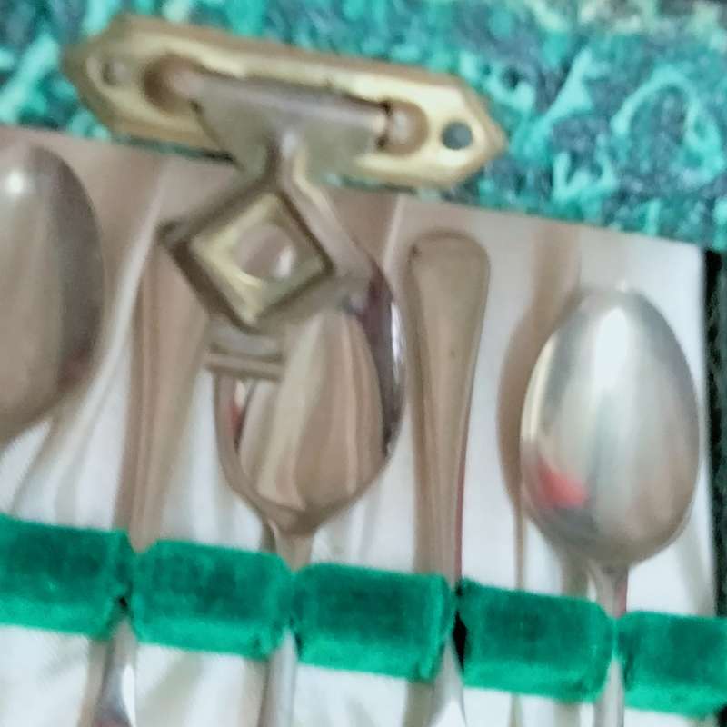 Boxed  6 Sipelia EPNS Rattail Teaspoons EnglandLOOK At My BUY NOW LISTINGS NO WAITING