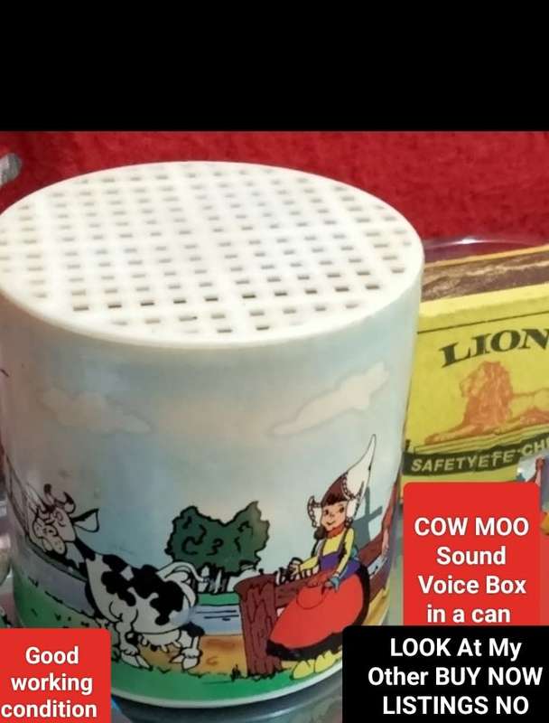 Sound Moo in a Voice Box Plastic Can