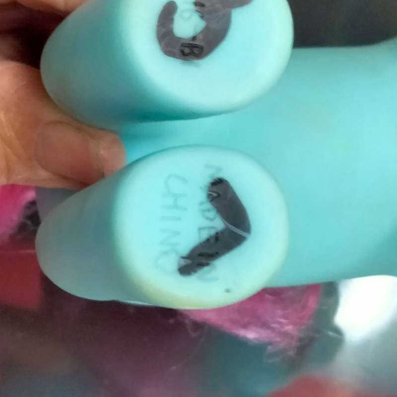 My little Pony Large H. 14cm Blue body Pink Hair Stamp L16 - China Look at my Buy Now listings No Wa