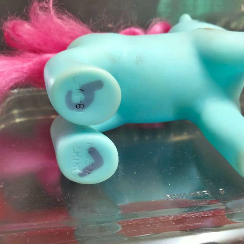 My little Pony Large H. 14cm Blue body Pink Hair Stamp L16 - China Look at my Buy Now listings No Wa