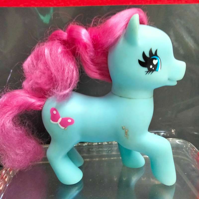 My little Pony Large H. 14cm Blue body Pink Hair Stamp L16 - China Look at my Buy Now listings No Wa
