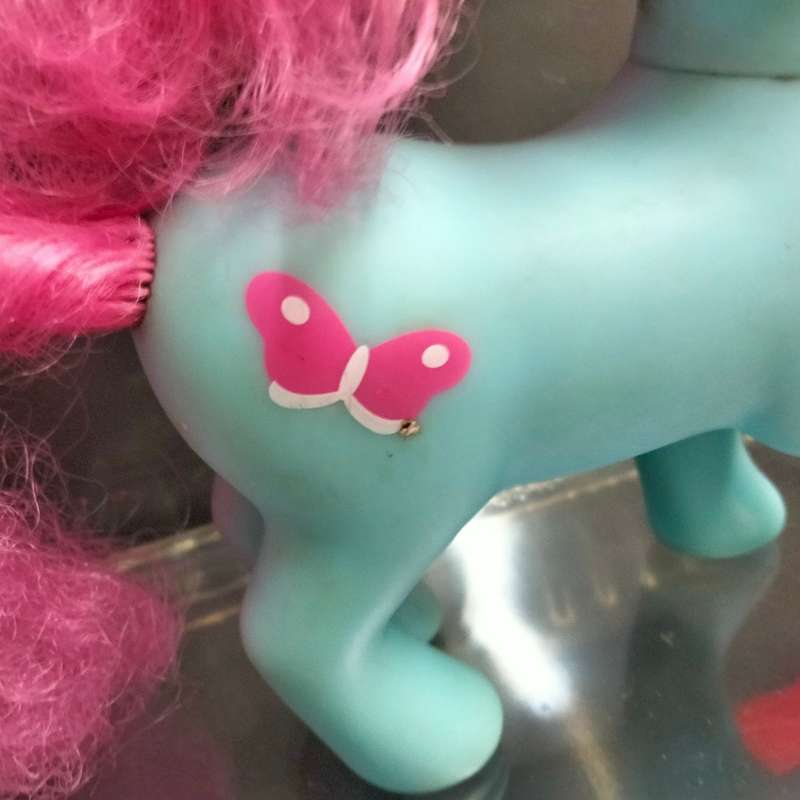 My little Pony Large H. 14cm Blue body Pink Hair Stamp L16 - China Look at my Buy Now listings No Wa