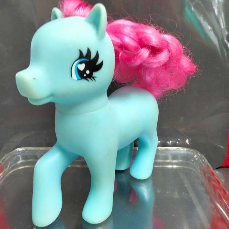 My little Pony Large H. 14cm Blue body Pink Hair Stamp L16 - China Look at my Buy Now listings No Wa